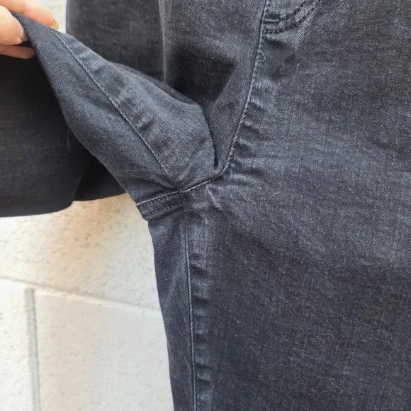 Seraphine Maternity Overalls Black Denim size 10 - Picture 5 of 10